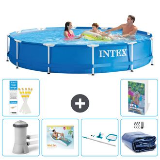 Intex Piscina Con Estructura Redonda - 366x76 Cm - 7-piezas S270