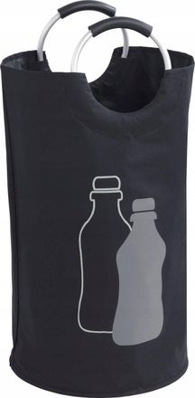 WENKO Jumbo Cesto De Recogida Negro 69 Litros
