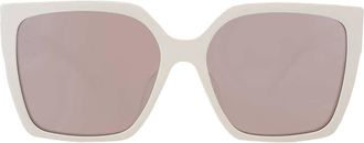 Givenchy Brown Mirror Square Ladies Sunglasses GV40056U 25G 57