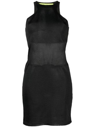 Gauge81 racerback semi-sheer dress - Black