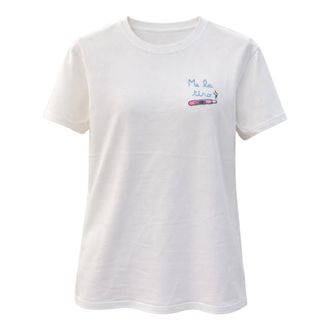 Saint Barth T-Shirts, female, White, Size: L Emilie T-Shirt