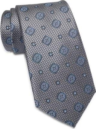 Nordstrom Rack Lurisa Medallion Tie in Grey at Nordstrom Rack