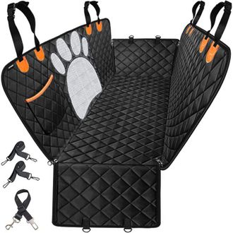 OEM Housse Siege Arriere Chien - 137 X 147 Cm - Oxford 600d Impermeable - Hamac Si&egrave;ge Cargo Multifonctionnel - Noir - 1 Piece