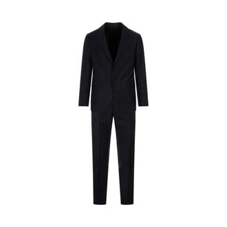 Caruso Single Breasted Suits, male, Black, Size: 2XL Norma Suit