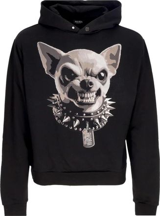 Phobia Archive Angry Dog Hoodie - Heren - Hoodies - Zwart - XS - Katoen - Hoodies & sweatvesten