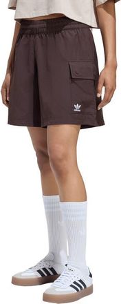 adidas Originals Essentials Cargo Shorts in Aurora Coffee at Nordstrom, Size X-Small