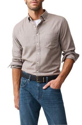 Rodd & Gunn Barrhill Sports Fit Button-Down Shirt in Taupe at Nordstrom Rack, Size X-Large