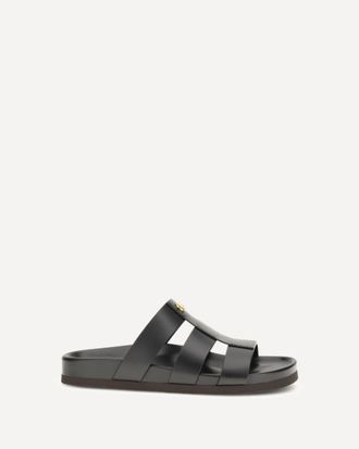 Valentino Garavani Sandali slide Studshield in pelle Man 41.5