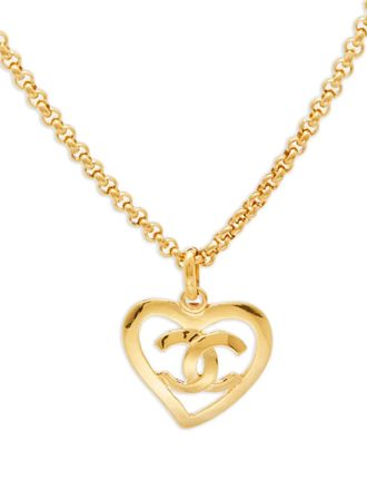 Chanel 1900 heart-pendant necklace - Gold