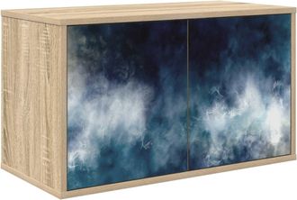 vidaXL Mueble De Tv Montado En La Pared Raalte 69 X 33 X 40 Cm Vidaxl