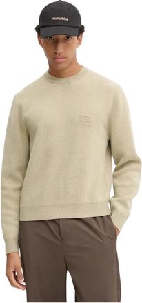 Nanushka Ronde hals gebreide kleding - Heren - Ronde hals truien - Groen - M - Wol - Truien & Vesten