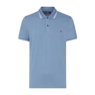 Peuterey Polo Shirts, male, Blue, Size: 2XL New Medinilla STR 02 Polo
