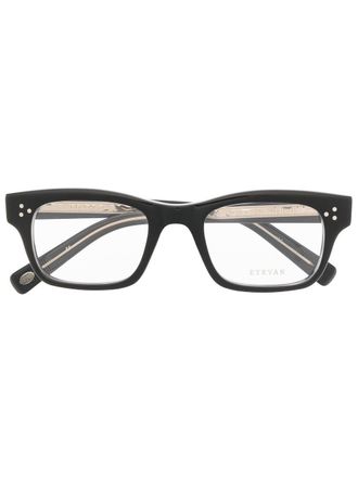 Eyevan 7285 Sullivan bril met vierkant montuur - Zwart