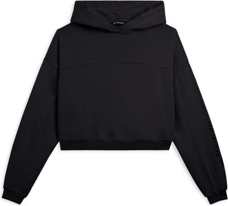 Freddy Felpa cropped con cappuccio e stampa street art