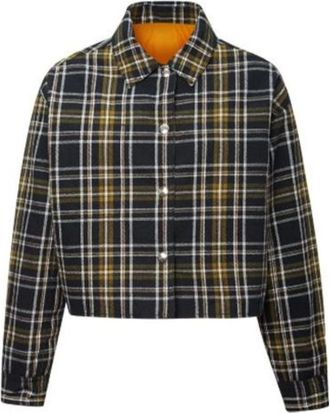 Converse (WMNS) Converse Reversible Shirt-Style Jacket Asia Sizing Black Grey 10019436-A02