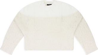 Amiri Cream Drop Needle Crewneck