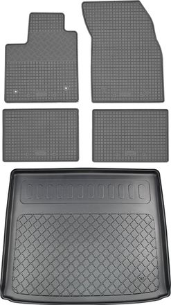 OEM Juego De Alfombrillas De Goma Para Coche Y Maletero Para Ford Focus Iv Turnier Kombi (5 Puertas) Desde Septiembre De 2018