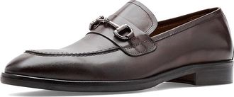 Bruno Magli Pasquale Mens Dress Flat Shoes Dark Brown Calf : EU 43.5 (US Mens 10.5) D - Medium, Leather
