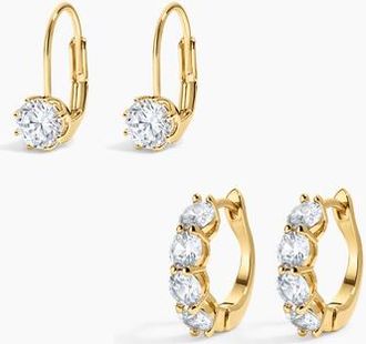 Electric Picks Daphne Earring Set of 2 in Gold at Nordstrom