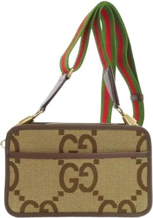 Gucci Pre-owned Cross Body Bags, female, Brown, Size: ONE SIZE Pre-owned Vintage Crossbody Bag