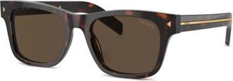 Prada PR A17S 17N70F Zonnebrillen - Heren - Zonnebrillen - Bruin - 54 MM - Accessoires
