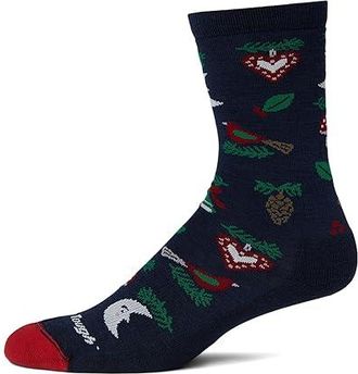 Darn Tough Tinsel Town Crew Lightweight with Cushion Womens Crew Cut Socks Shoes Eclipse : MD (US 7.5-9.5), Lycra/Merino/Nylon