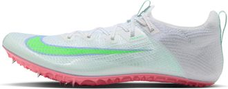 Nike Mens Zoom Superfly Elite 2 Track & Field Sprinting Spikes in White | FZ9662-103