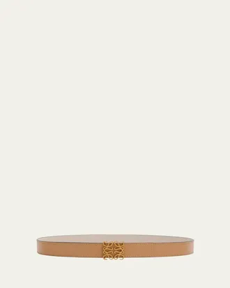 Loewe Anagram Reversible Leather Belt