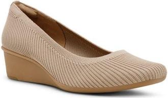 Anne Klein Wisher Pump in Tan Knit at Nordstrom, Size 5.5