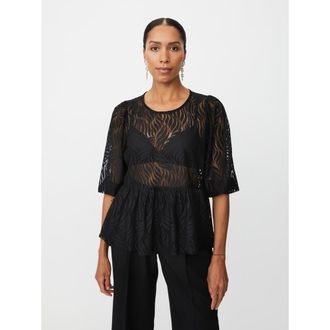 Masai Lace Top in Black at Nordstrom, Size Xx-Large
