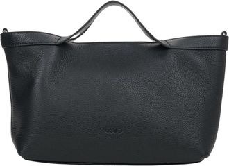 Estro & Luminara Leren Shopper - Dames - Shoppers - Zwart - ONE Size - Leer - Tassen