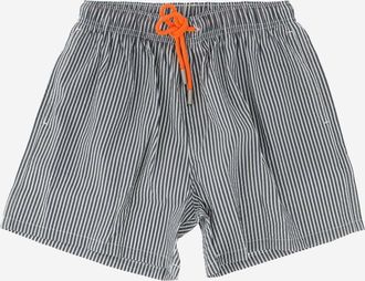 Gallo Boys Swim Trunks Seersucker Navy Polyester Polyamide Shorts &