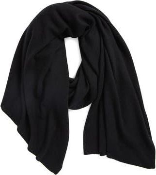 Vince Featherweight Cashmere & Silk Scarf in Black at Nordstrom Rack