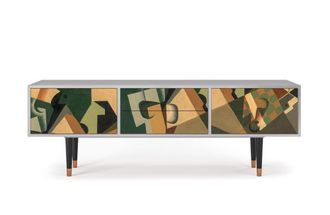 StoryZ Mueble de TV multicolores 2 cajones y 2 puertas L 170 cm