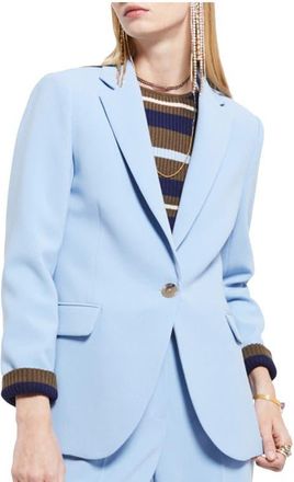 ottod'Ame Classic Tailored Blazer in Crystal at Nordstrom, Size 44 It