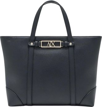 A|X Armani Exchange Borsa Shopper - - Bags - Donna - Nero - ONE SIZE