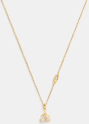 Coach Pav?? Cherry Pendant Necklace