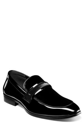 Stacy Adams Spratley Saddle Loafer in Black at Nordstrom, Size 11.5