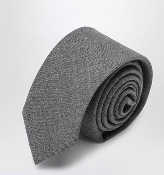 Thom Browne Grey wool tie