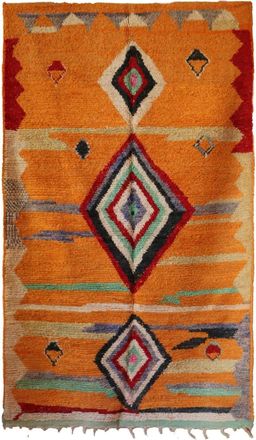 AFK Living Alfombra bereber marroqu&iacute; de pura lana 148 x 263 cm