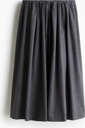 H&M Ausgestellter Jupe - Grau