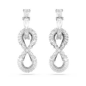 Swarovski Zilveren oorbellen voor vrouwen - Dames - Accessoires - Grijs - Maat: ONE Size