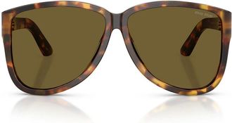 Miu Miu Sunglasses Mua08 S 14 L09 Z Honey Brown/Dark Brown Women