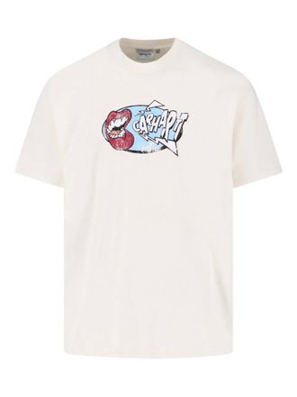 Carhartt Work in Progress Louder T-shirt - unisex - Organic Cotton - S - Neutrals