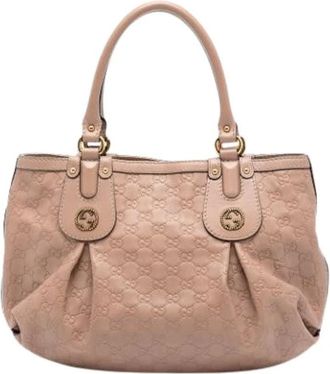 Gucci Pre-owned Handbags, female, Brown, Size: ONE SIZE Pre-owned Scarlett Tote Bag