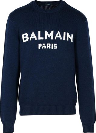Balmain Logo Wool Sweater