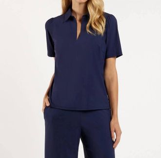 Jude Connally Imogene Jude Cloth Top In Navy