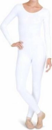 Capezio Long Sleeve Solotard In White