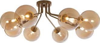 Luce-Ambiente-Design Honey Brass Ceiling Light 8xg9