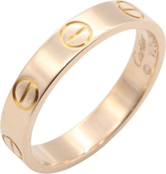 Cartier Gold Pink Gold (18K) Band Ring (Pre-Owned)